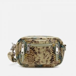 Núnoo Women’s Brenda Cross Body Bag – Snake