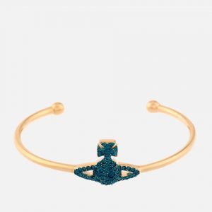 Vivienne Westwood Women’s Grace Bas Relief Open Bangle – Gold Montana