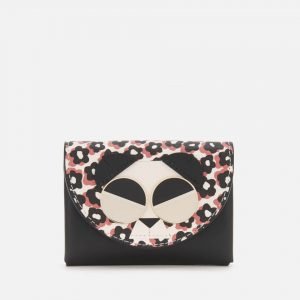 Kate Spade New York Women’s Spademals Gentle Panda Medium Bifold Wallet – Multi