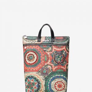 Boho sequins backpack - ORANGE - U