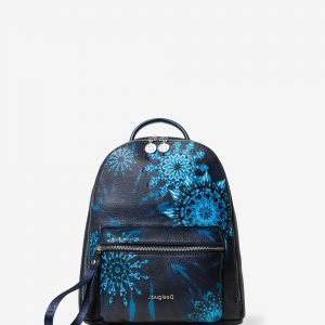 Mini-backpack blue mandalas - BLUE - U