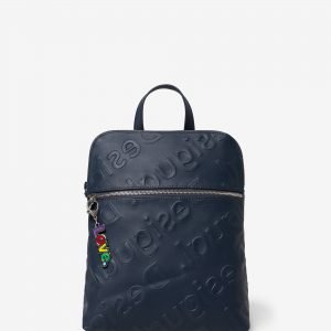 Backpack logo in relief - BLUE - U