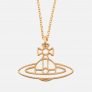 Vivienne Westwood Jewellery Women’s Thin Lines Flat Orb Pendant – Gold