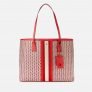 Tory Burch Women’s Gemini Link Canvas Tote Bag – Liberty Red