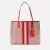 Tory Burch Women’s Gemini Link Canvas Tote Bag – Liberty Red