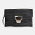 Coccinelle Women’s Arlettis Croco Clutch Bag – Black
