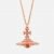 Vivienne Westwood Women’s Sorada Small Orb Pendant – Pink Gold Light Rose