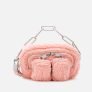 Núnoo Women’s Helena Teddy Cross Body Bag – Pink