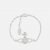 Vivienne Westwood Women’s Mayfair Bas Relief Bracelet – Rhodium Crystal