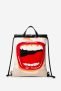 Desigual String backpack lips – BLACK – U