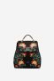 Desigual Floral print backpack – BLACK – U